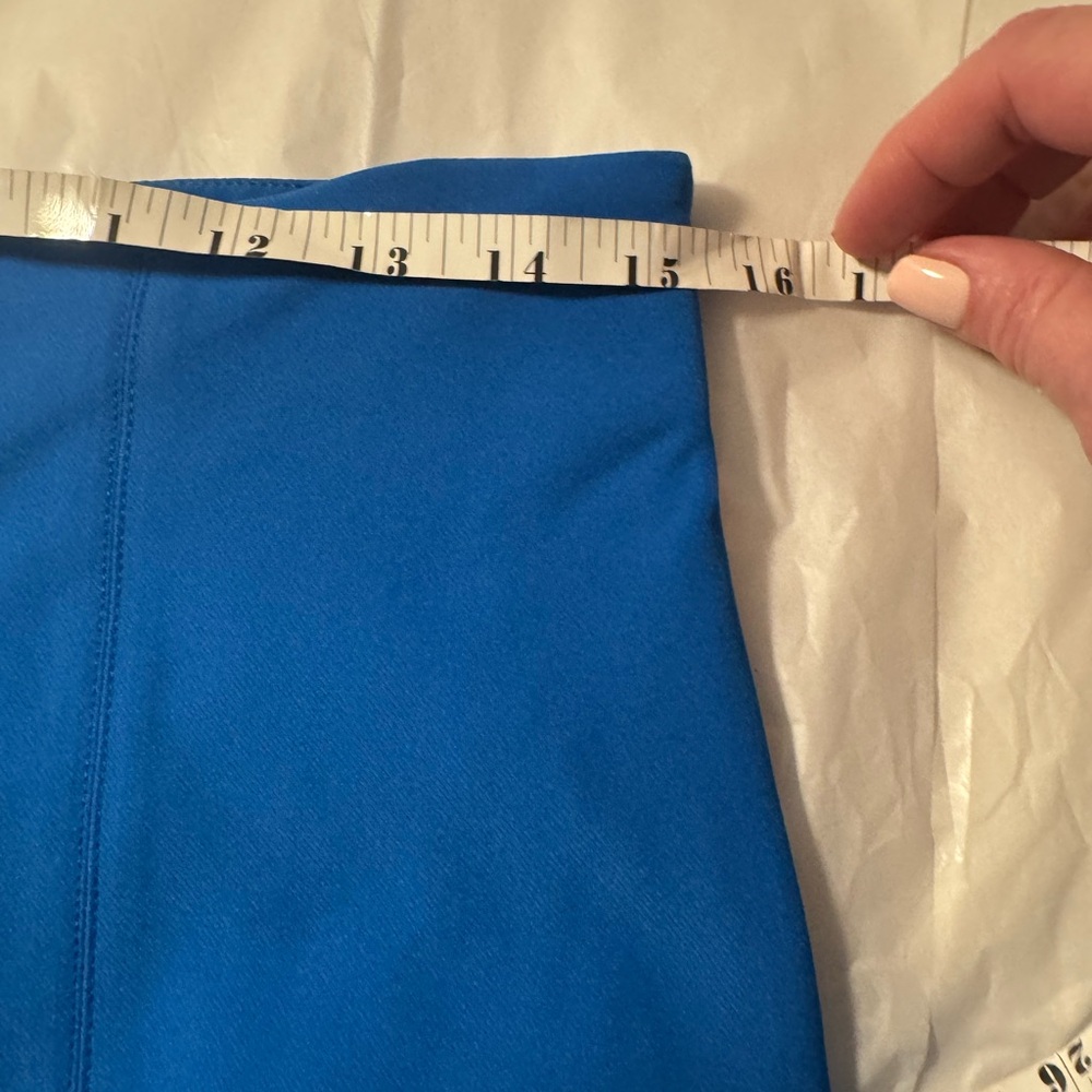 New York & Company Blue Wide Leg Pants - Picture 6 of 7